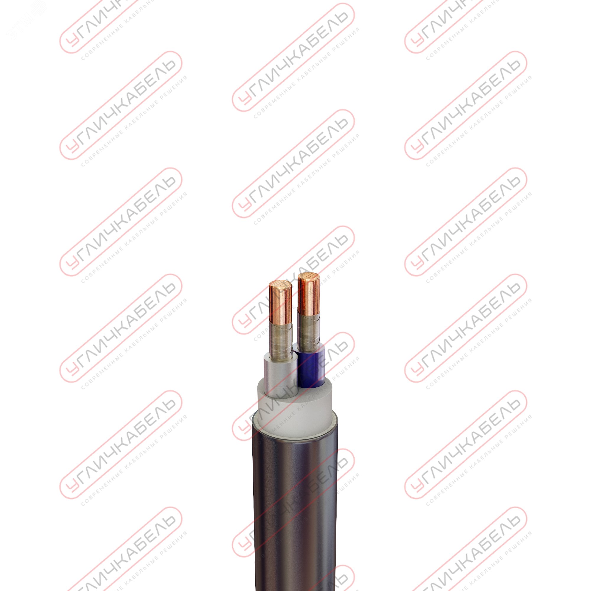 Кабель силовой ВВГнг(А) -FRLS 2x1,5 ок(N)-0,66 Угличкабель