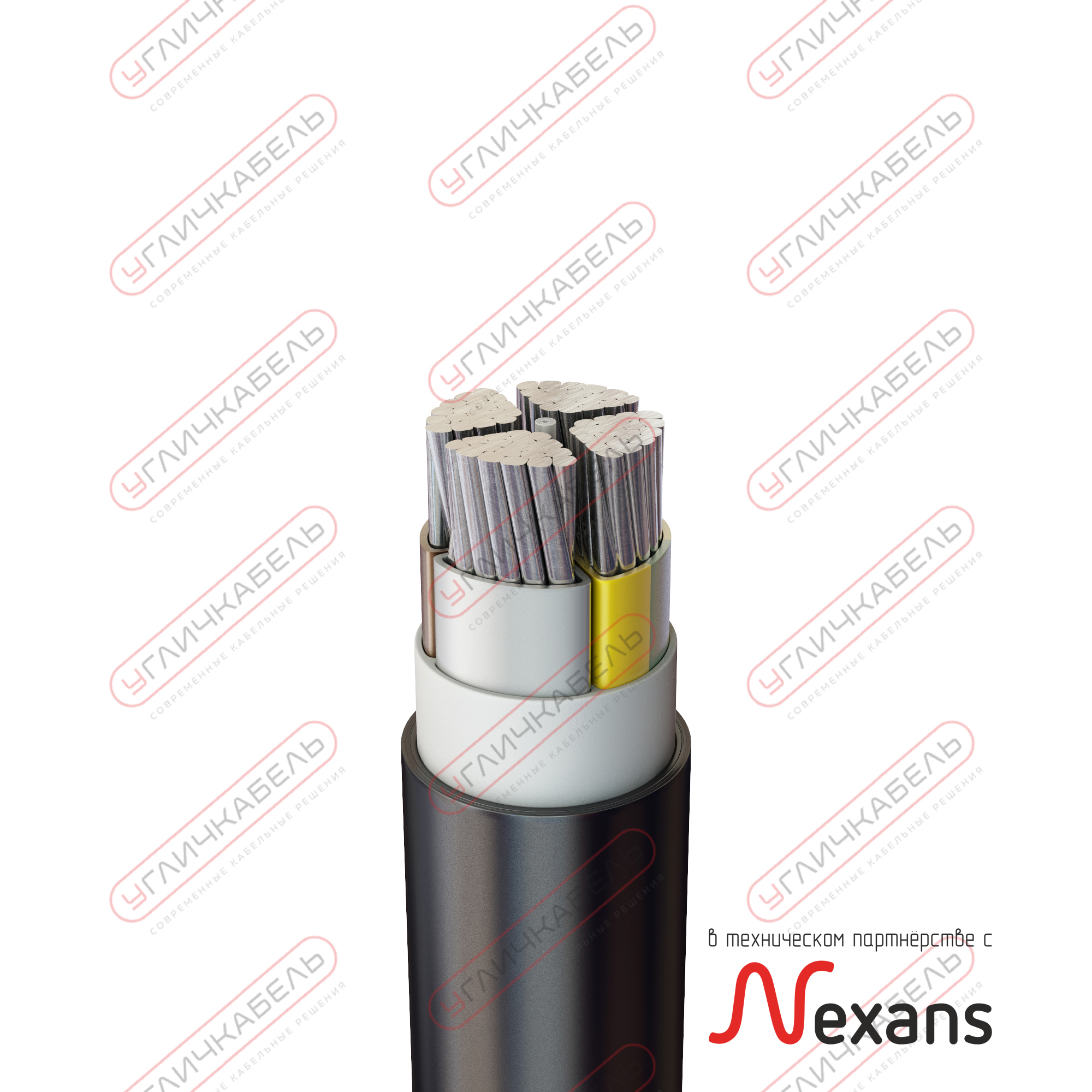 Кабель силовой АВВГнг(А) 3х185 мс+1x95 мс(N)-1