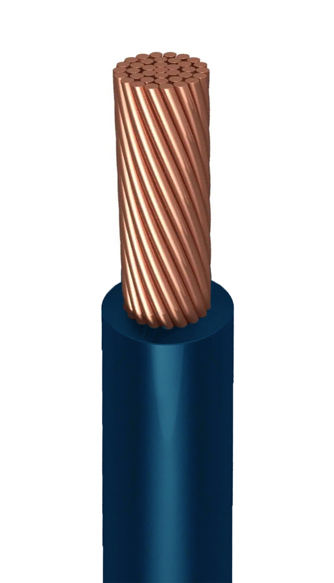 Провод силовой ПуГВнг(А)-LS 1х70 синий