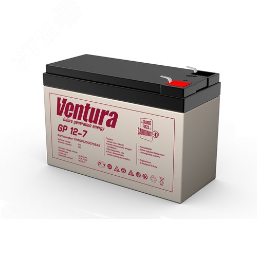 Изображение товара Аккумулятор 12В 7Ач (шт)