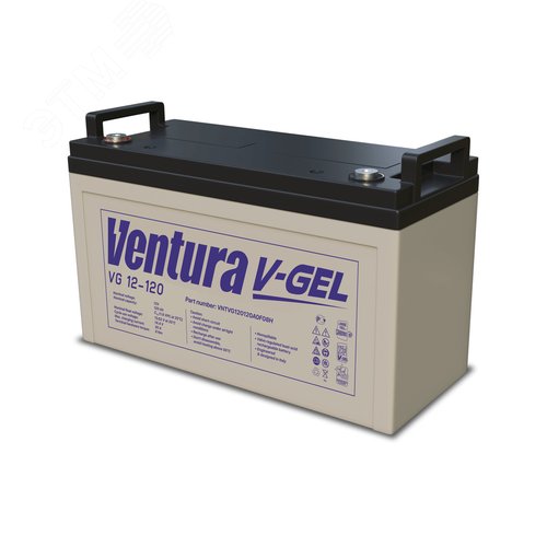 Изображение товара Аккумуляторная батарея VG 12В 120Ач (шт)
