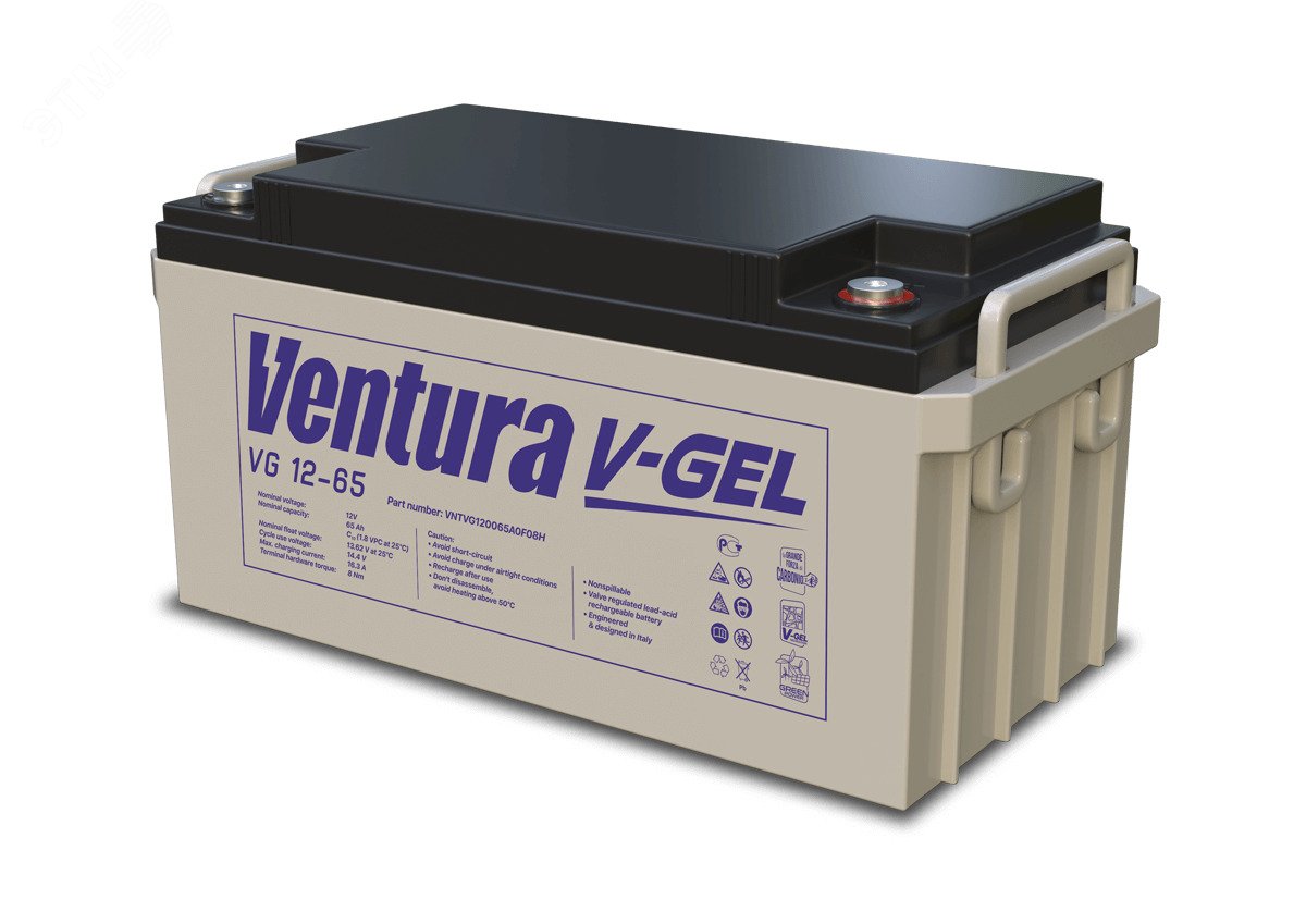 Изображение товара VG 12-65 аккумулятор 12 В 65 Ач Gel