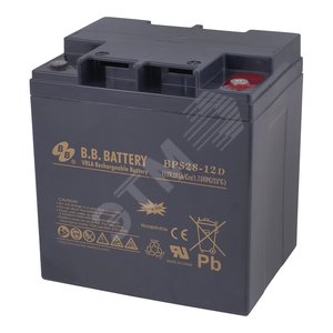 Аккумулятор 12В 28Ач BPS28-12D B.B.Battery