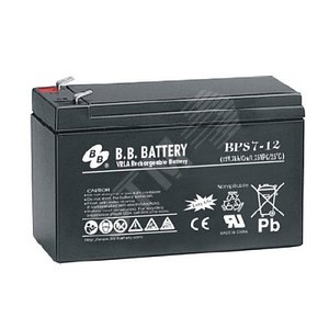 Аккумулятор 12В 7Ач B.B.Battery