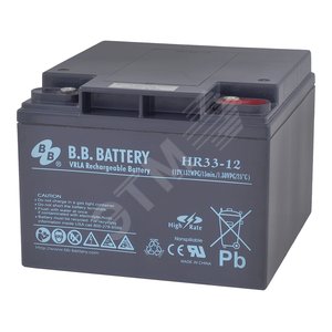 Аккумулятор 12В 33Ач HR 33-12 B.B.Battery