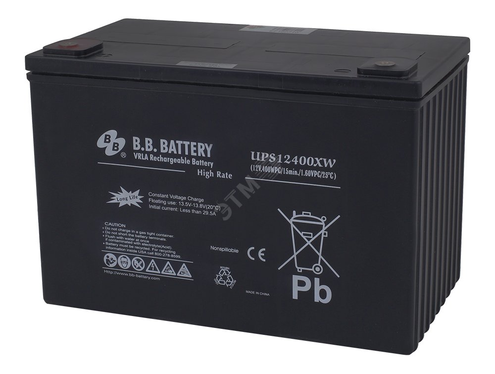 Аккумулятор 12В 100Ач UPS 12400XW B3 B.B.Battery