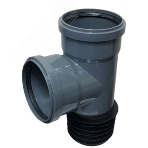 Изображение товара Тройник 110 90 град, ремонтный, канализационный (шт)