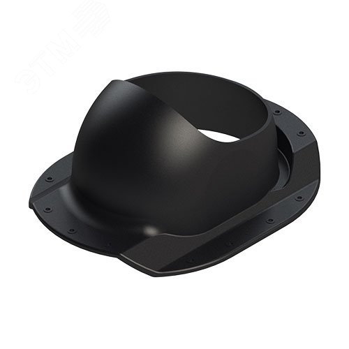 Изображение товара Проходной элемент TP-87/K черный для вентиляции кровли металлочерепицы Каскад