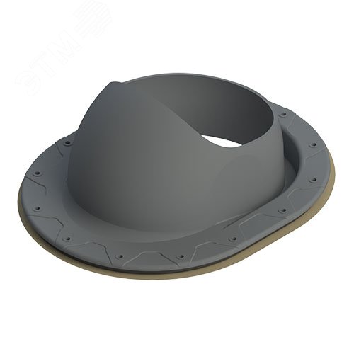 Изображение товара Элемент проходной TP-87/F серый для вентиляции кровли