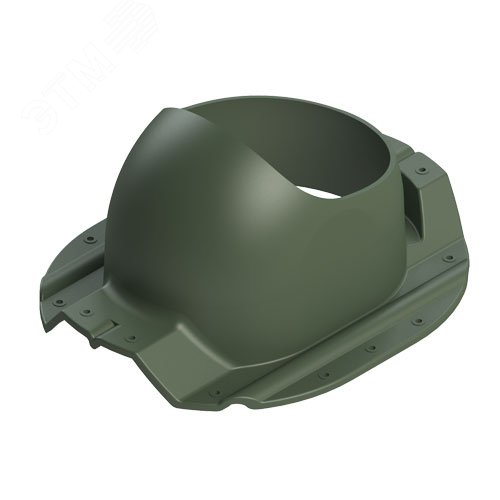 Изображение товара Элемент проходной TP-87/N зеленый для вентиляции 110-160 мм