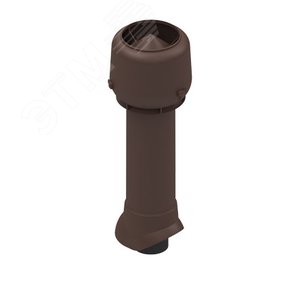 Изображение товара Выход вентиляционный D=110/160/700 мм с колпаком, TP-86.110/160/700, цвет коричневый (шт)