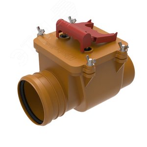 Изображение товара Клапан обратный 110 мм для наружной канализации с заслонкой из нержавеющей стали ТП-85.100.S (шт)