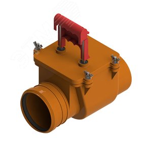 Клапан обратный 110 мм для наружной канализации ТП-85.100