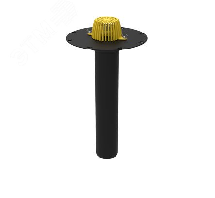 Изображение товара Воронка кровельная ТП-02.100/6 с листвоуловителем диаметр 110 мм