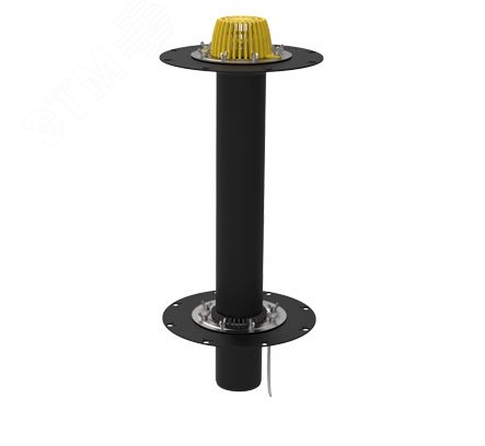 Изображение товара Кровельная воронка ТП-09.100/6/В-Э с листвоуловителем из нержавеющей стали