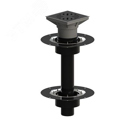 Изображение товара Воронка кровельная ТП-10.У.616 для дренажа с прижимными фланцами