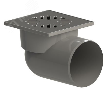 Изображение товара Горизонтальный трап для внутренней канализации с двойным затвором ТП-105.110