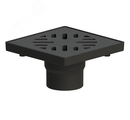 Изображение товара Чугунный трап ТП-113 с решеткой диаметр 110 мм для водоотведения