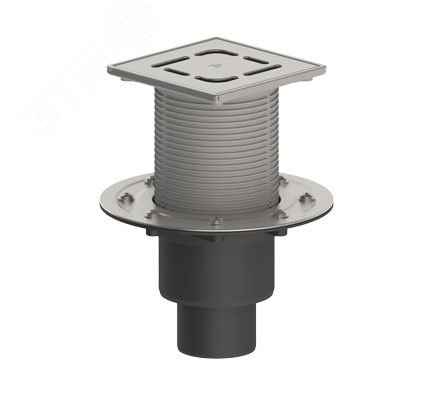 Изображение товара Вертикальный регулируемый трап ТП-310.1N-3000 с выходным диаметром 50 75 110 мм