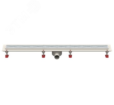 Изображение товара Линейный трап ТП-55A-700 с сухим затвором и горизонтальным выходом 50 мм