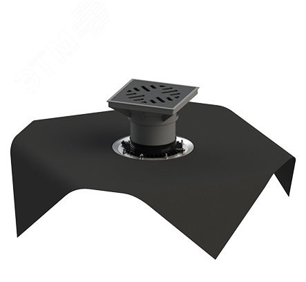 Изображение товара Трап вертикальный дворовый регулируемый ТП-616.110В с чугунной решеткой