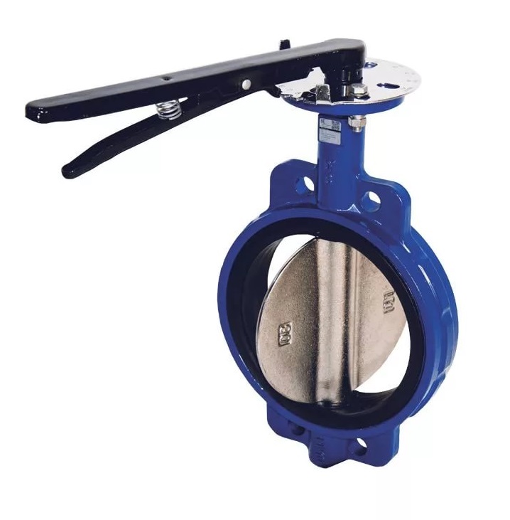 Затвор дисковый поворотный межфланцевый 017W DN 32 чугун шток квадрат