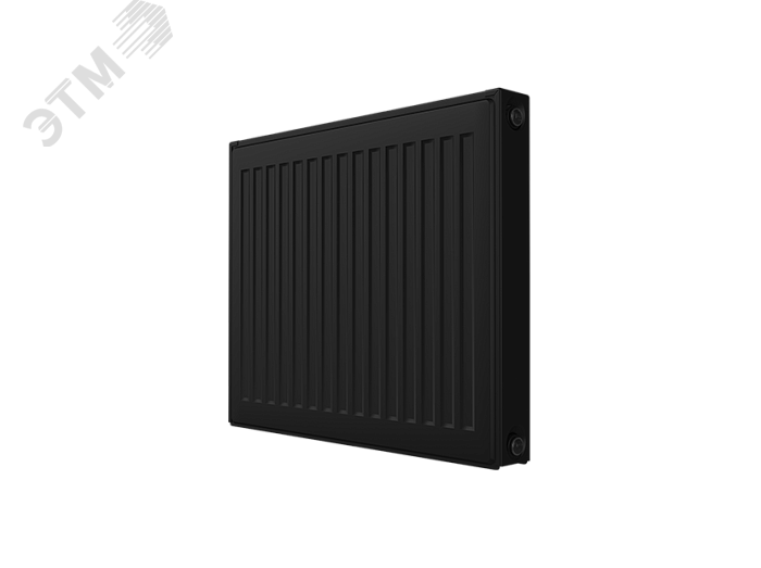 Радиатор стальной панельный 21/500/600 боковое подключение цвет черный C21-500-600/NS Royal Thermo