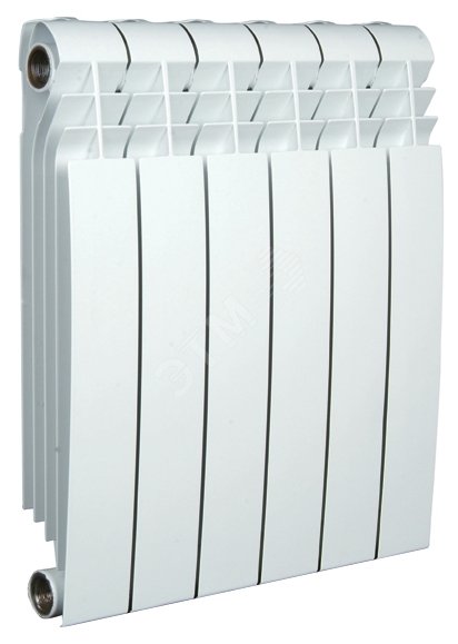 Радиатор биметаллический секционный 500/87/8 боковое подключение RTBBT50008 Royal Thermo