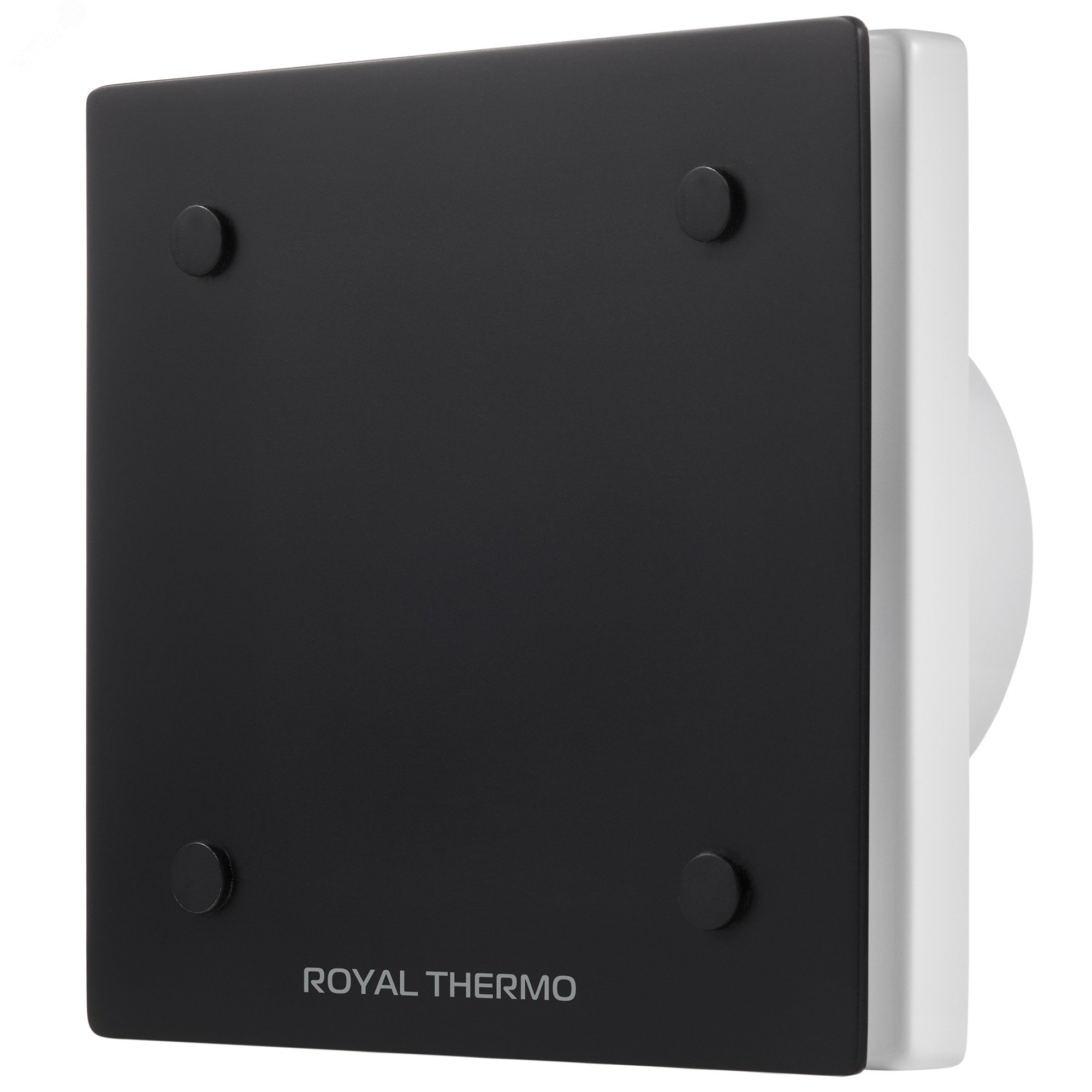 Изображение товара Вытяжной вентилятор Royal Thermo D120 черный IP44 для ванных и кухонь