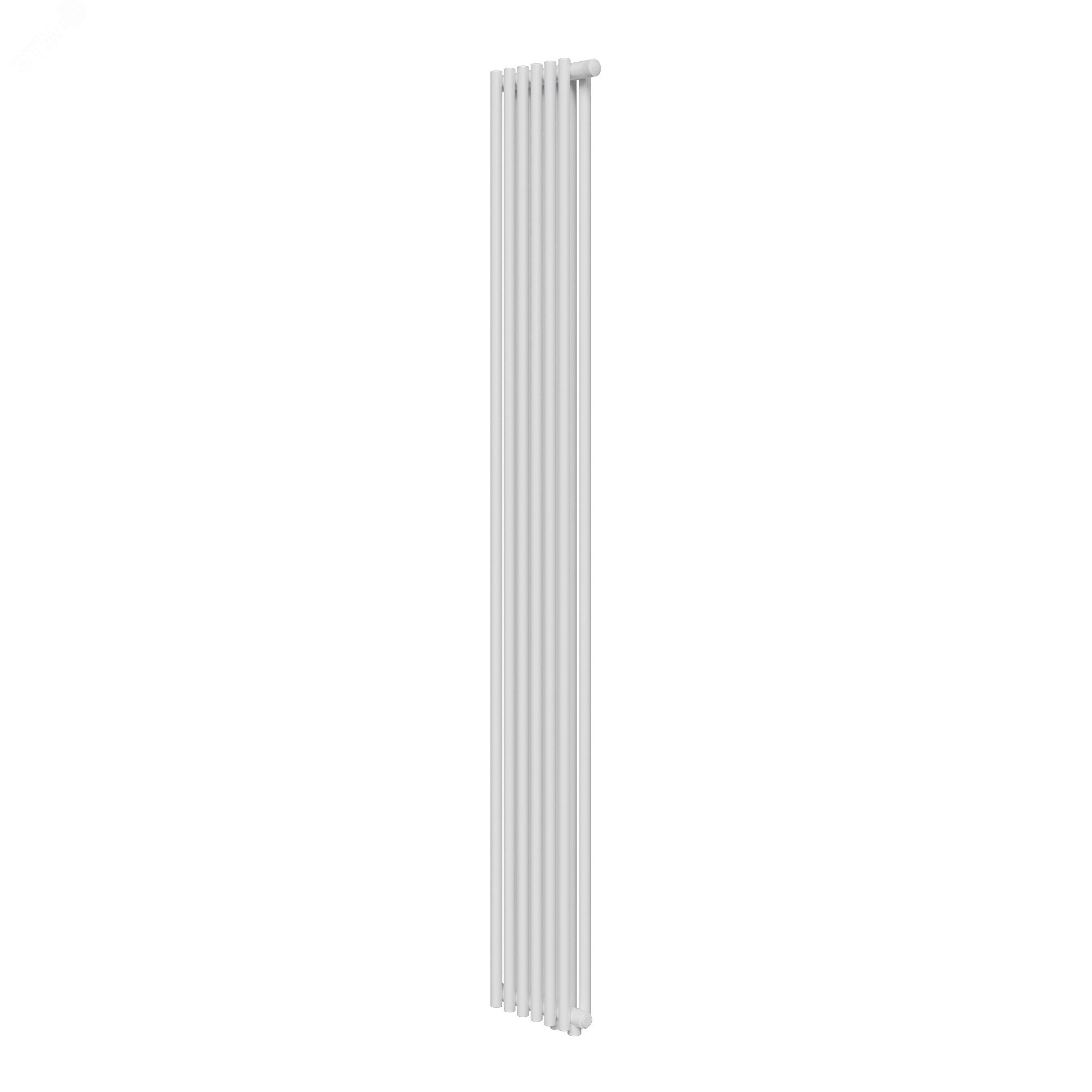 Изображение товара Стальной двухрядный радиатор SHIFT R 1800 мм белый черный для обогрева помещений