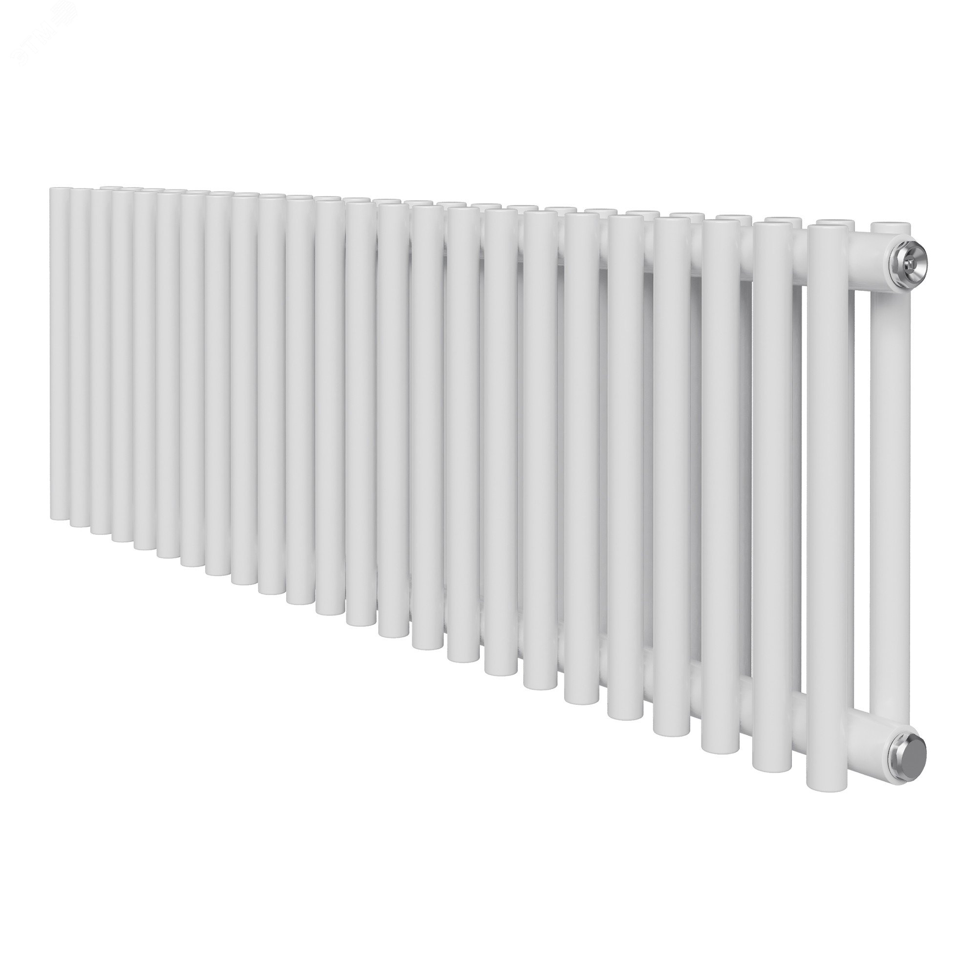 Изображение товара Радиатор стальной трубчатый двухрядный 300/72/18 боковое подключение белый Royal Thermo