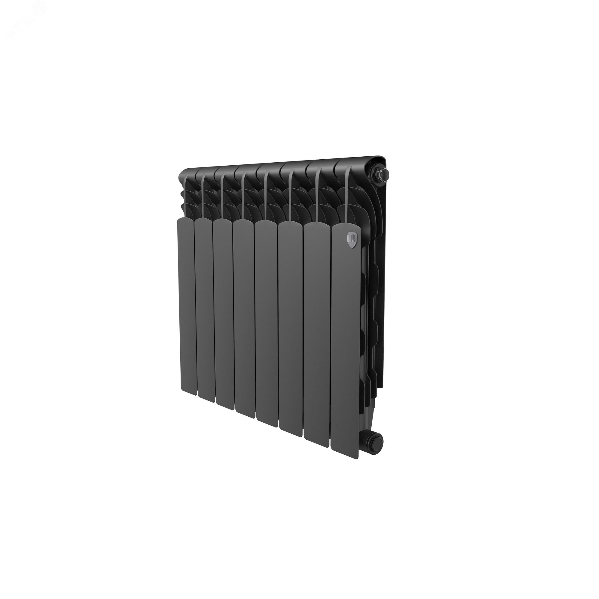 Радиатор биметаллический секционный 500/80/8 боковое подключение RTRBNS250008 Royal Thermo