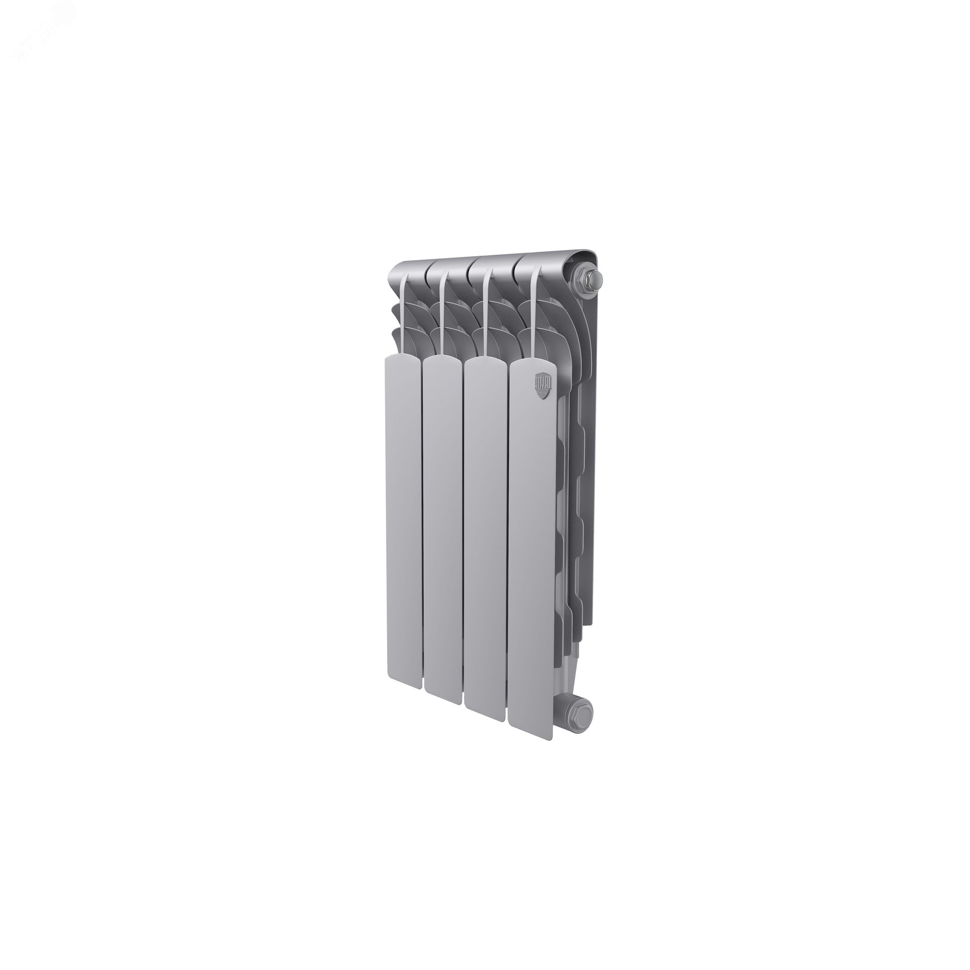 Радиатор биметаллический секционный 500/80/4 боковое подключение RTRBSS250004 Royal Thermo