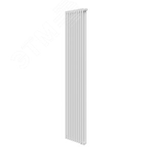 Изображение товара Радиатор стальной трубчатый двухрядный 1800/72/10 нижнее подключение коллектор круглого сечения белый (шт)