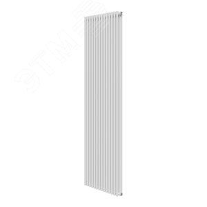Изображение товара Радиатор стальной трубчатый двухрядный 1800/72/14 боковое подключение коллектор круглого сечения белый (шт)