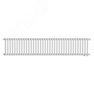Изображение товара Радиатор стальной трубчатый двухрядный 300/72/36 нижнее подключение коллектор круглого сечения белый (шт)