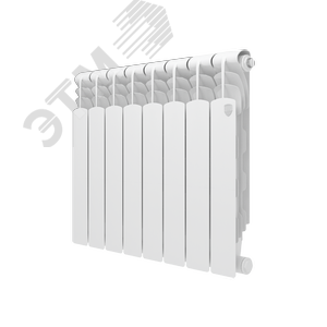 Радиатор биметаллический секционный 500/80/8 боковое подключение