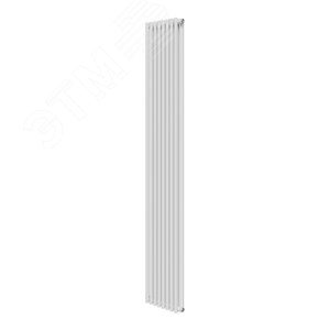 Изображение товара Радиатор стальной трубчатый двухрядный 1800/72/8 боковое подключение коллектор круглого сечения белый (шт)