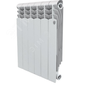 Радиатор алюминиевый секционный 500/100/6 боковое подключение RTI250006 Royal Thermo
