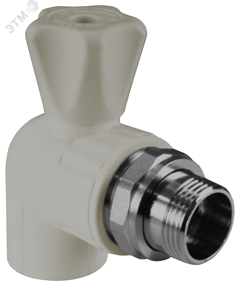 Изображение товара Кран шаровой угловой 25x3/4 серый Valfex