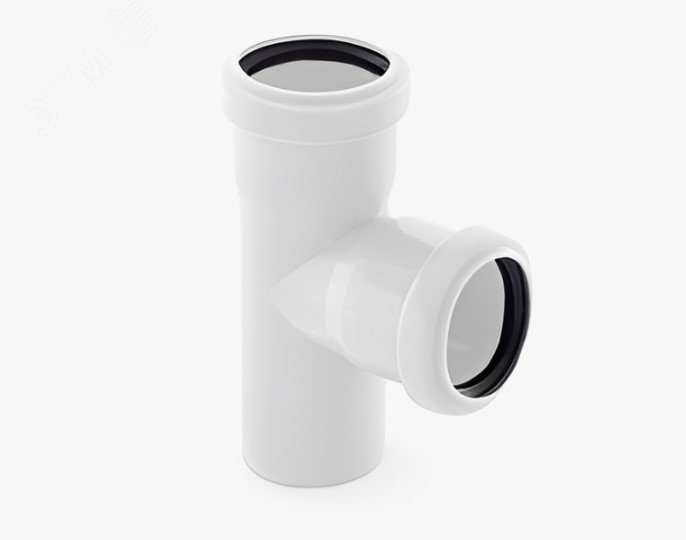 Изображение товара Тройник 50 87 град, для малошумной канализации (шт)