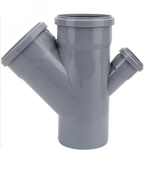 Изображение товара Крестовина 110х110х50 45 градусов, канализационная (шт)