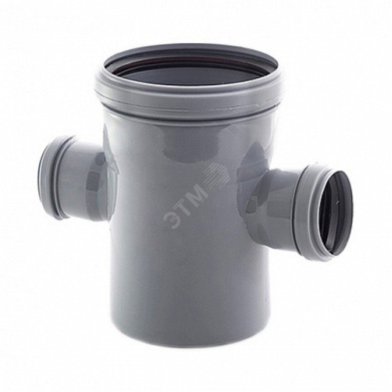 Изображение товара Крестовина 110х50х50 87 градусов канализационная полипропиленовая Valfex