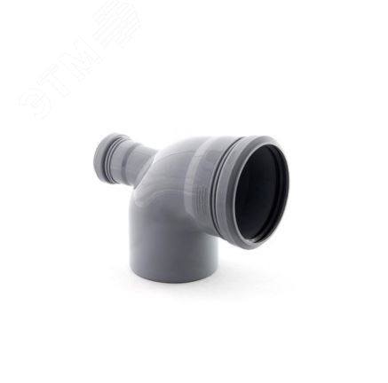 Изображение товара Отвод универсальный с выходом слева 50 мм и углом 87,5 градусов для канализации