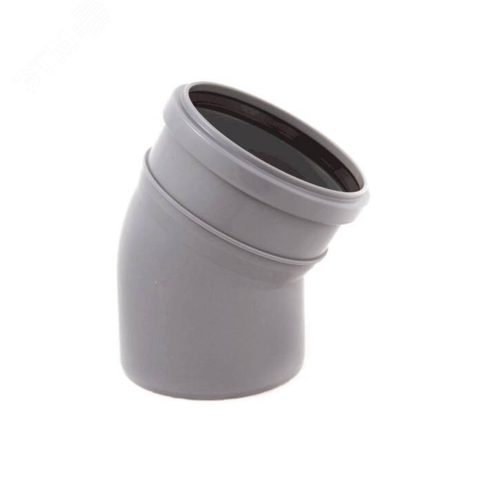 Изображение товара Отвод 110 45 град для внутренней канализации из полипропилена Valfex