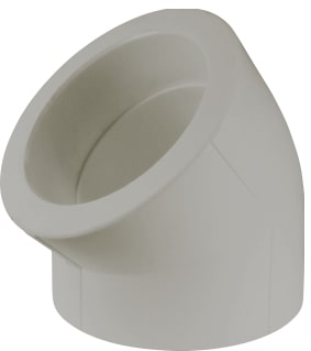 Угольник 25 мм 45 град., полипропиленовый PPR, серый