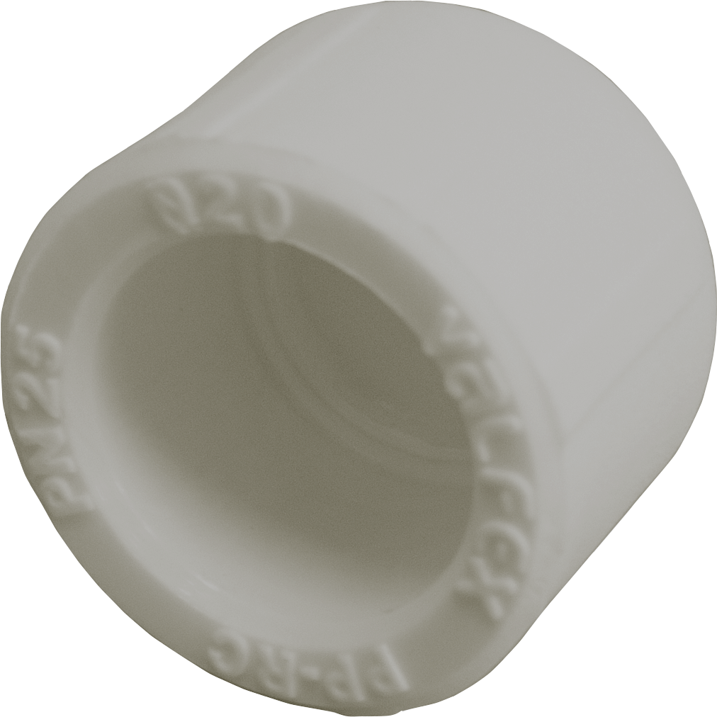 Муфта 20 полипропиленовая PPR серая