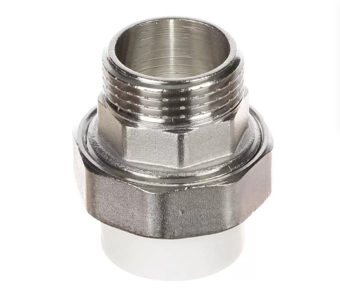 Муфта разъемная 40x1 1/2' НР комбинированная, пол пропиленовая PPR американка