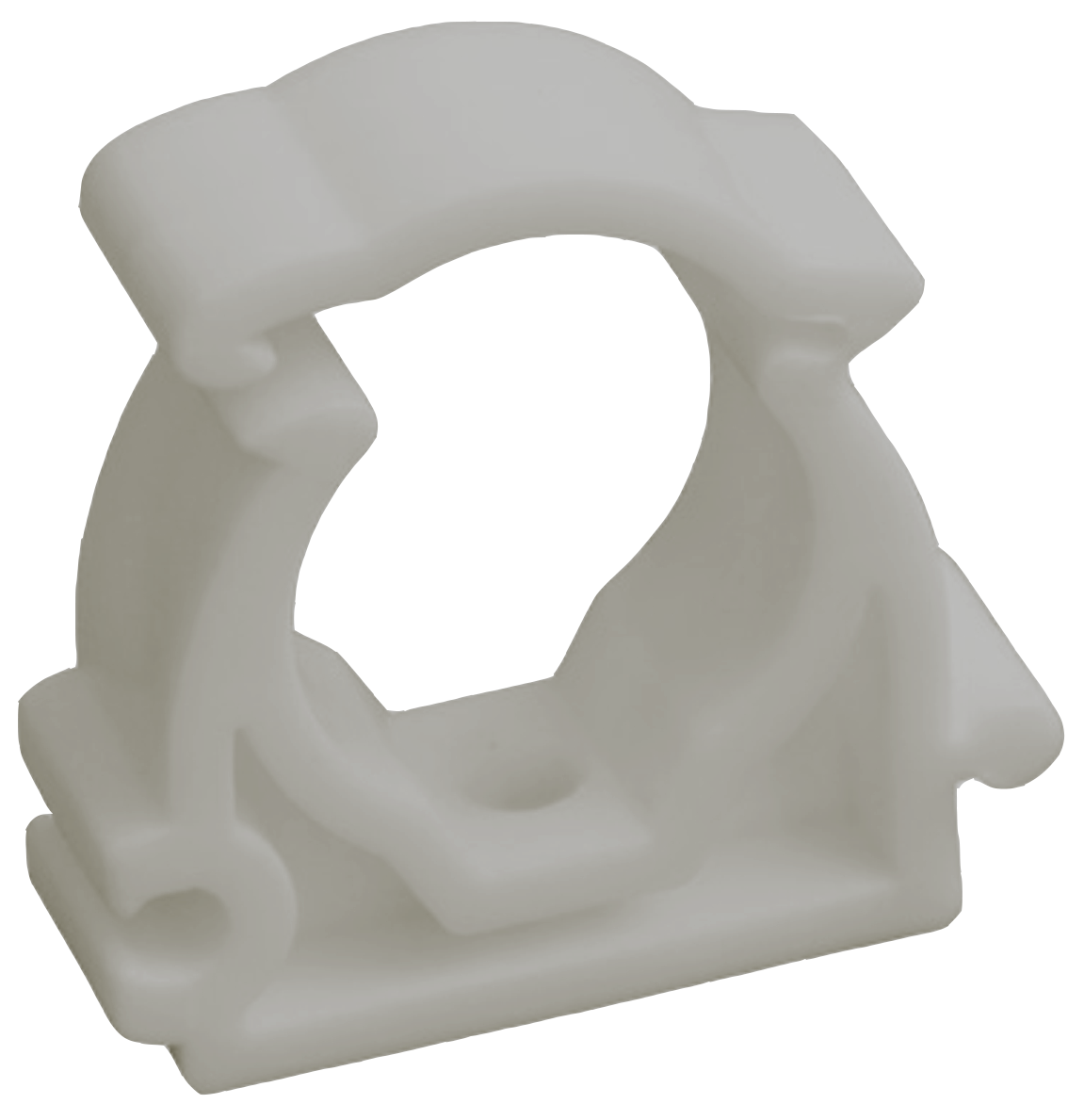 Опора 40 мм PPR, с креплением, серая