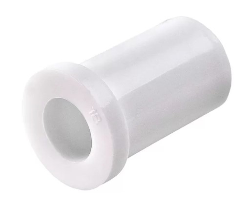 Бурт 20 под американку, полипропиленовый PPR белый